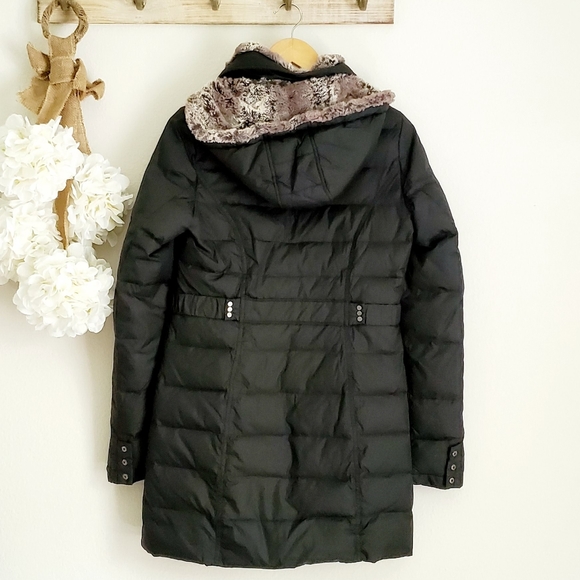 GUC Larry Levine Faux Fur Hooded Puffer Coat - Picture 2 of 8